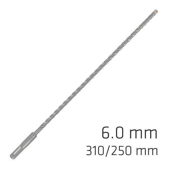 Image of a Alpen Force X 6.0 X 310/250 SDS-Plus Rebar Drill Bit X4 Cutting Edges