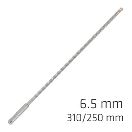 Image of a Alpen Force X 6.5 X 310/250 SDS-Plus Rebar Drill Bit X4 Cutting Edges
