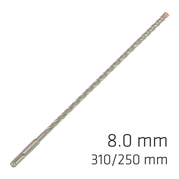 Image of a Alpen Force X 8.0 X 310/250 SDS-Plus Rebar Drill Bit X4 Cutting Edges