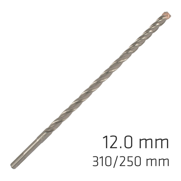 Image of a Alpen Force X 12.0 X 310/250 SDS-Plus Rebar Drill Bit X4 Cutting Edges
