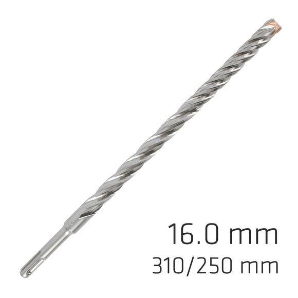 Image of a Alpen Force X 16.0 X 310/250 SDS-Plus Rebar Drill Bit X4 Cutting Edges