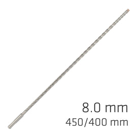 Image of a Alpen Force X 8.0 X 450/400 SDS-Plus Rebar Drill Bit X4 Cutting Edges