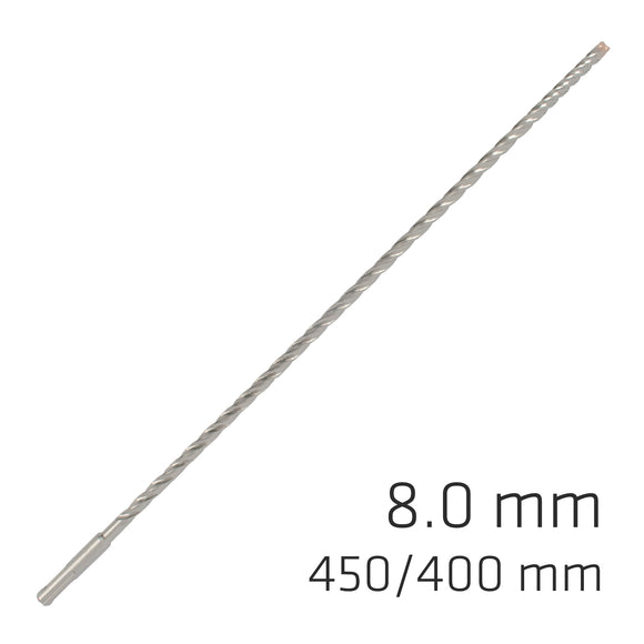 Image of a Alpen Force X 8.0 X 450/400 SDS-Plus Rebar Drill Bit X4 Cutting Edges