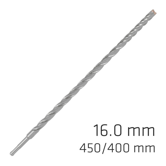 Image of a Alpen Force X 16.0 X 450/400 SDS-Plus Rebar Drill Bit X4 Cutting Edges