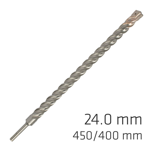 Image of a Alpen Force X 24.0 X 450/400 SDS-Plus Rebar Drill Bit X4 Cutting Edges