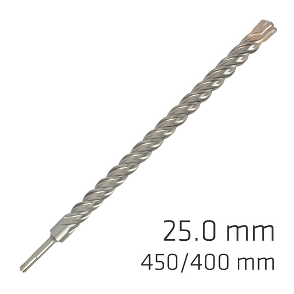 Image of a Alpen Force X 25.0 X 450/400 SDS-Plus Rebar Drill Bit X4 Cutting Edges
