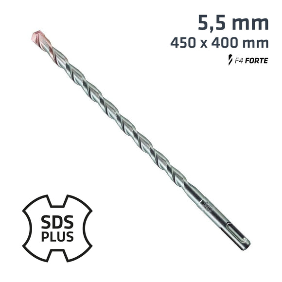 Image of a Alpen SDS Plus Drill Bit 450 X 400 5.5mm