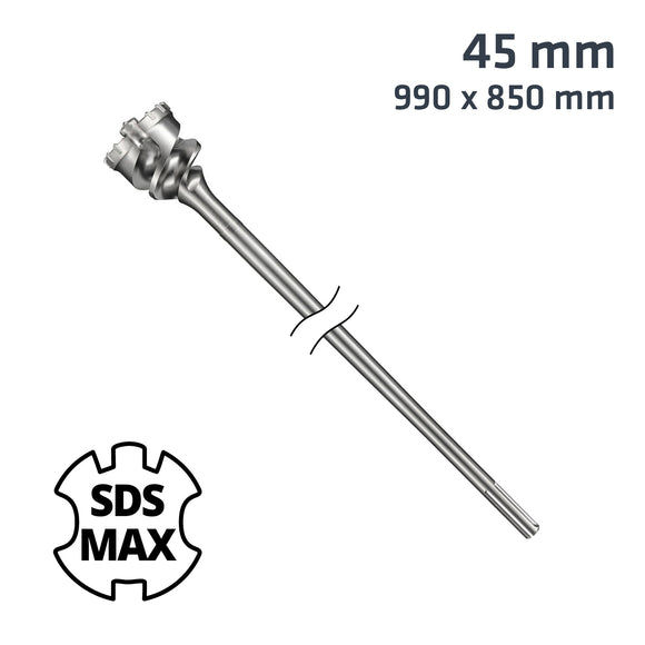 Image of a Alpen SDS Max Mill Crown 45mm X 990 X 850 Drill Bit