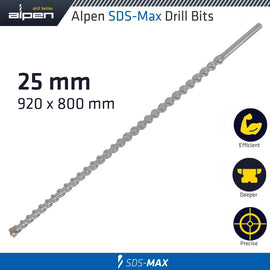 Image of a Alpen SDS Max Drill 920X800X25mm