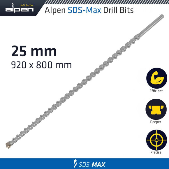 Image of a Alpen SDS Max Drill 920X800X25mm