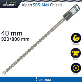 Image of a Alpen SDS Max Drill Bit 920X800 40mm