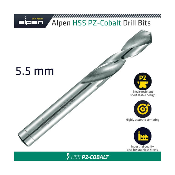 Alpen Cobalt Drill Short Bulk 5.50mm - image 01
