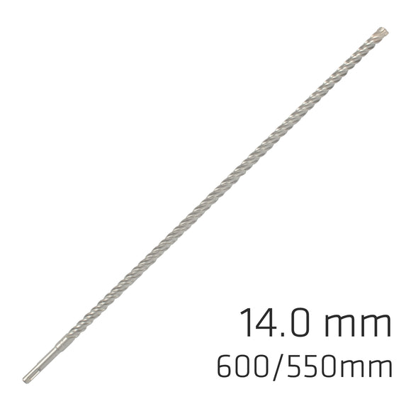 Image of a Alpen Force X 14.0 X 600/550 SDS-Plus Rebar Drill Bit X4 Cutting Edges