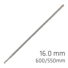 Image of a Alpen Force X 16.0 X 600/550 SDS-Plus Rebar Drill Bit X4 Cutting Edges