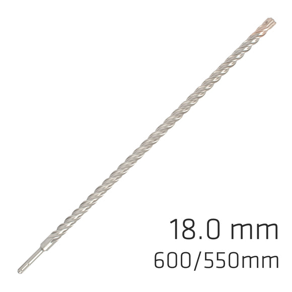 Image of a Alpen Force X 18.0 X 600/550 SDS-Plus Rebar Drill Bit X4 Cutting Edges