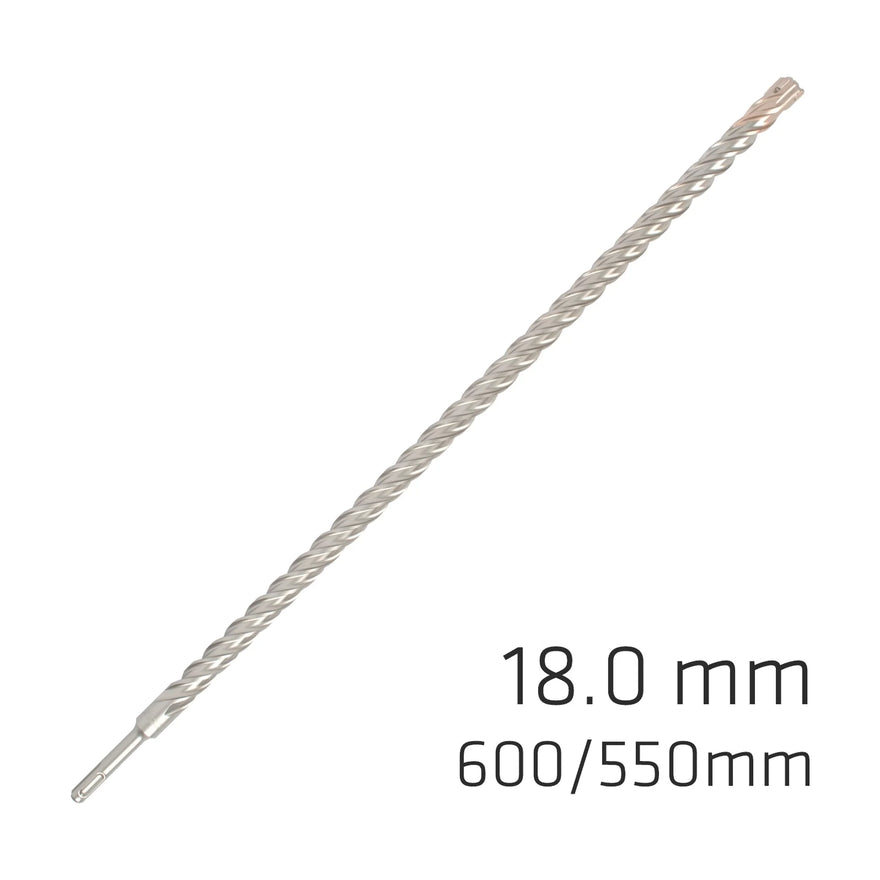 Alpen Force X 18.0 X 600/550 SDS-Plus Rebar Drill Bit X4 Cutting Edges - image 01