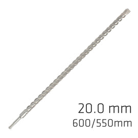 Image of a Alpen Force X 20.0 X 600/550 SDS-Plus Rebar Drill Bit X4 Cutting Edges