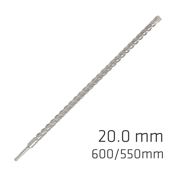 Alpen Force X 20.0 X 600/550 SDS-Plus Rebar Drill Bit X4 Cutting Edges - image 01