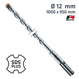 Image of a Alpen SDS Plus Hammer Bit 1000 X 950mm 12mm