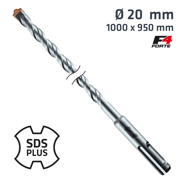 Image of a Alpen SDS Plus Hammer Bit 1000 X 950mm 20mm