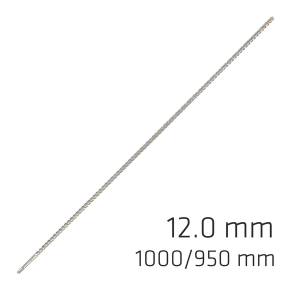 Image of a Alpen Force X 12.0 X 1000/950 SDS-Plus Rebar Drill Bit X4 Cutting Edges