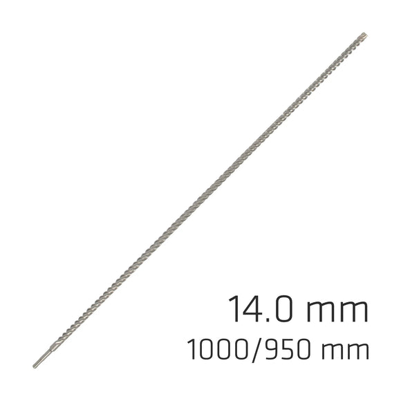 Alpen Force X 14.0 X 1000/950 SDS-Plus Rebar Drill Bit X4 Cutting Edges - image 01