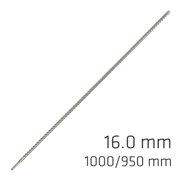 Image of a Alpen Force X 16.0 X 1000/950 SDS-Plus Rebar Drill Bit X4 Cutting Edges