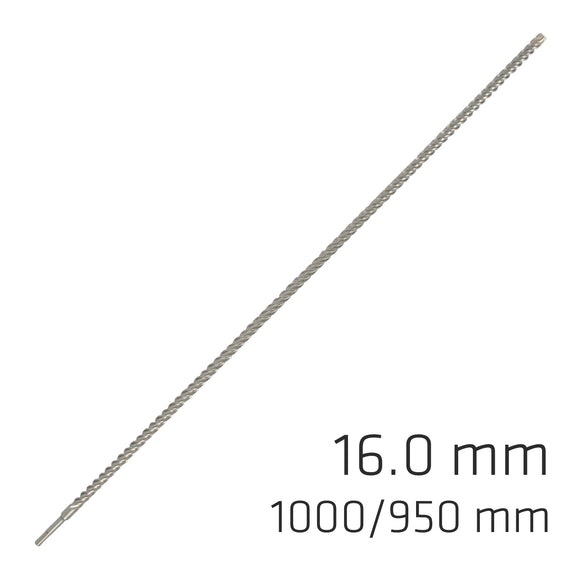 Image of a Alpen Force X 16.0 X 1000/950 SDS-Plus Rebar Drill Bit X4 Cutting Edges