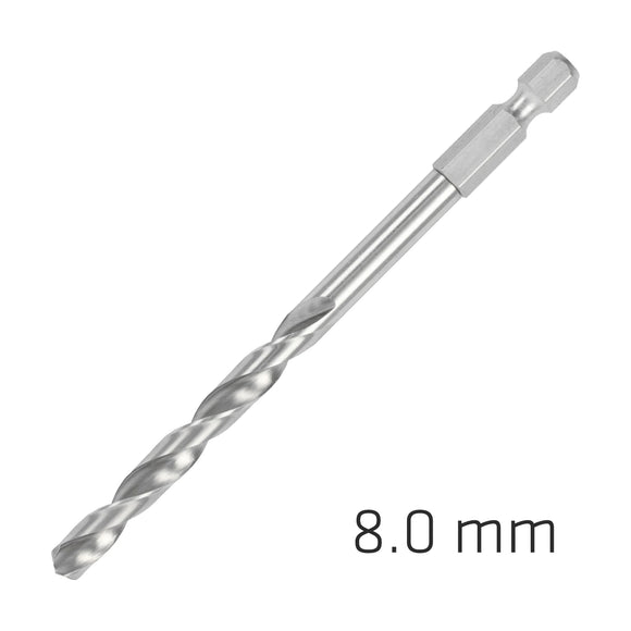 Alpen HSS Super Drill Bit Hex Shank 8mm - image 01