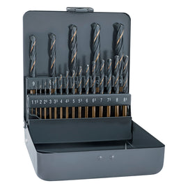 Image of a Alpen HSS Sprint Drill Bit Set 21 Piece 1-8mm X 0.5 + 9-13mm X 1.0 In Metal