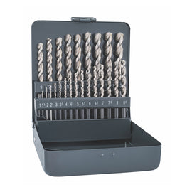 Image of a Alpen Cobalt Drill Bit Set 25 Piece 1-13mm X 0.5  In Metal Case