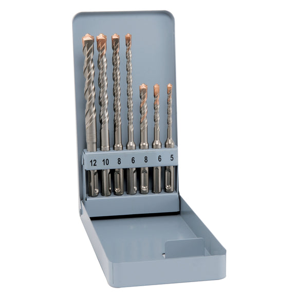 Image of a Alpen SDS Drill Bits 7 Piece Set In Metal Case