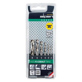 Image of a Alpen Cobalt Drill Bit Set 2-8mm Stubby