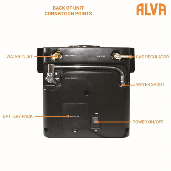 Alva Mini Portable Gas Water Heater
