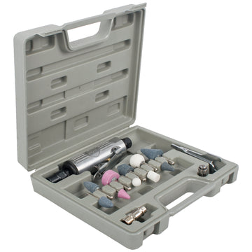 Image of an AirCraft Air Die Grinder 6mm14 Piece Kit Blow Mould Case