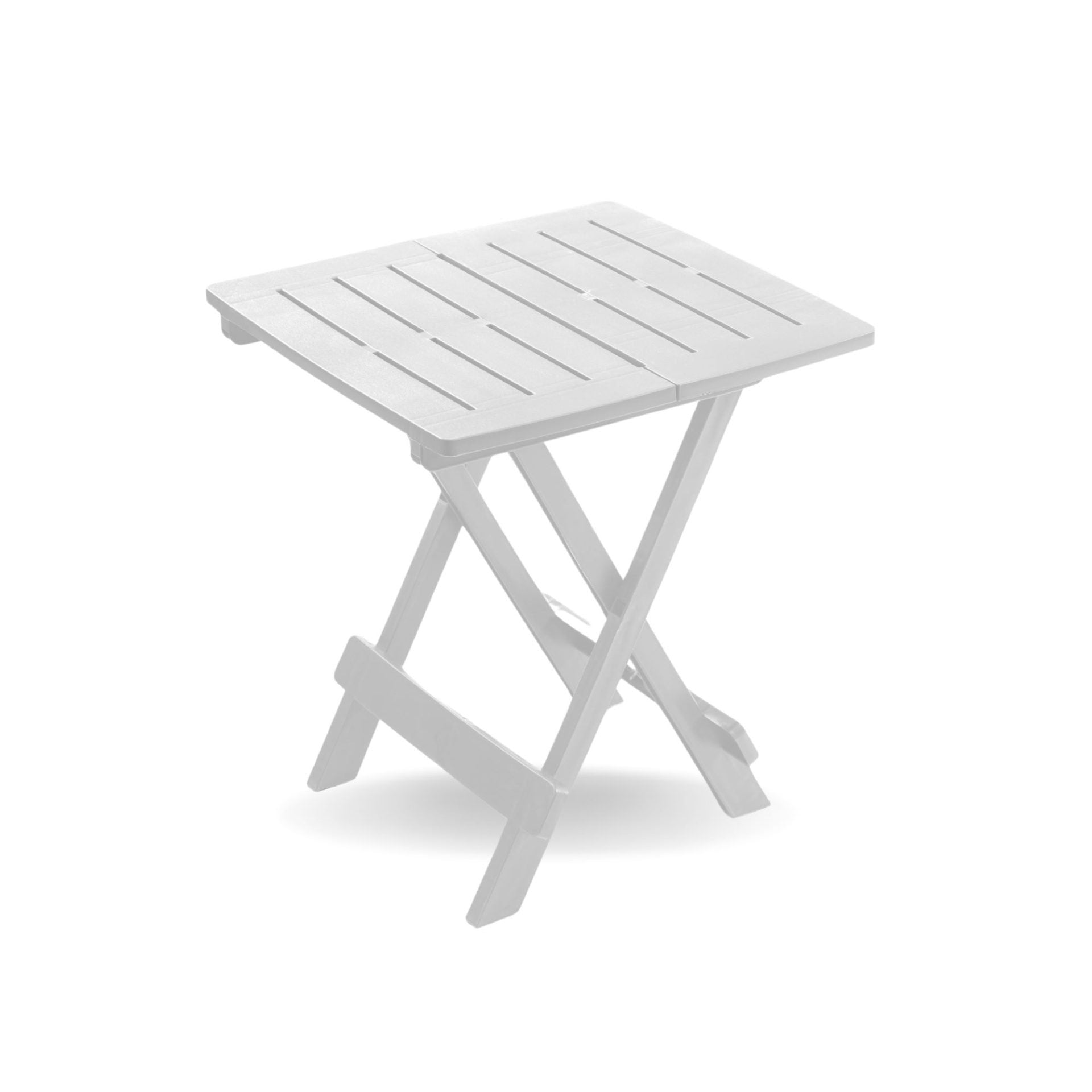 Image of a ECONOFURN Adige Folding Patio Table - White 1
