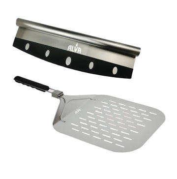 Alva-Pizza 2Pc Pizza Peel/ Pizza Cutter