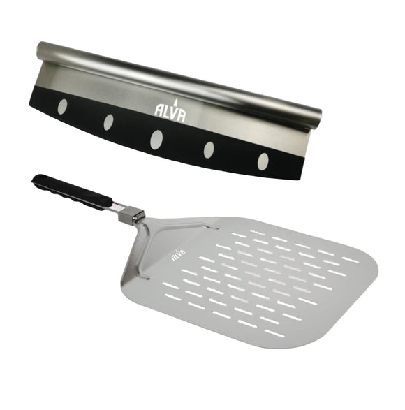 Alva-Pizza 2Pc Pizza Peel/ Pizza Cutter