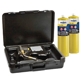 Image of a 379726 BERNZOMATIC MAX HEAT TORCH KIT WITH 2 PRO MAX CYLINDERS BMC