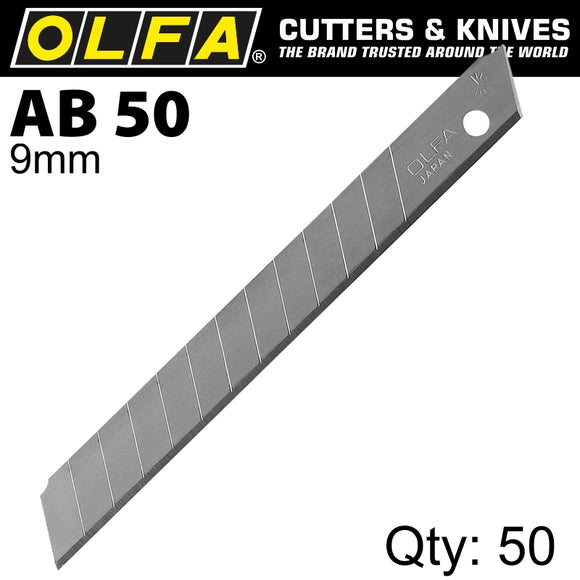 Image of a Olfa Blades Ab-50 50/Pack 9mm