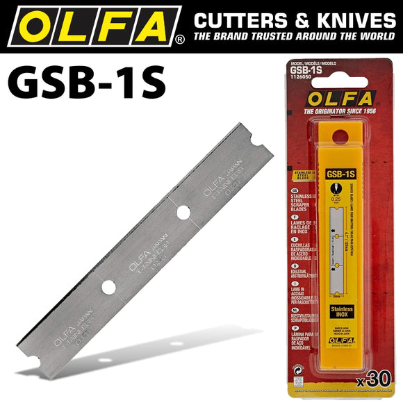 Image of a Olfa Stainless Steel Blades Gsb X30