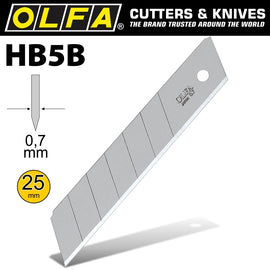 Image of a Olfa Blades HB-5B 5/Pack 25mm