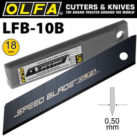 Image of a Olfa Speed Blade 18mm In Plastic Case