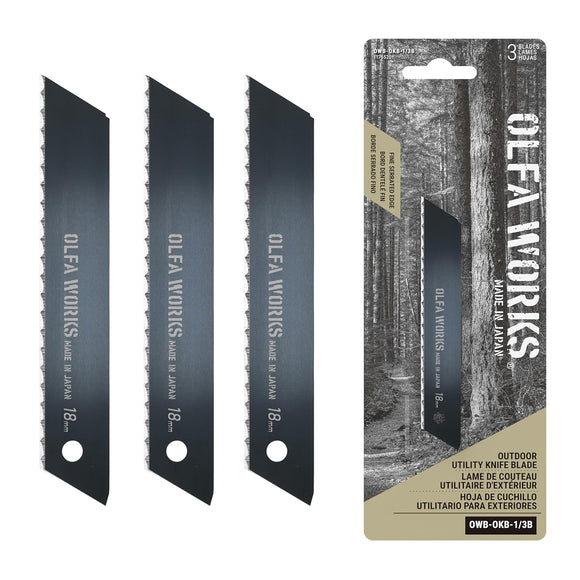 Image of a Olfa Outdoor Utility Knife Spare Blade 3Pk