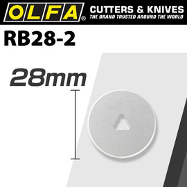 Image of a Olfa Blades Rotary Rb28-2 2/Pack 28mm
