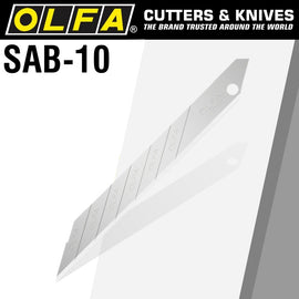 Image of a Olfa Blades For Sac1 10/Pk Bulk Sharper Angled Blades