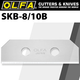 Image of a Olfa Blades (10) For SKB8  Safety Knife Carded 18mm