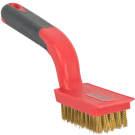 Image of a Tork Craft Soft Grip Wide Brass Stripper Brush 5 X 11 Row TCW