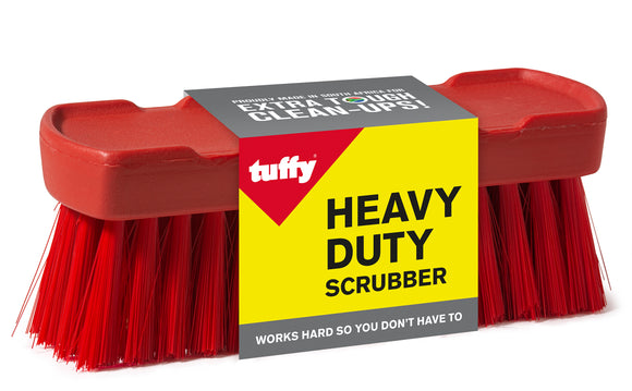 image of Tuffy Hygiene Brush Hard 175mm Red 12 Pack