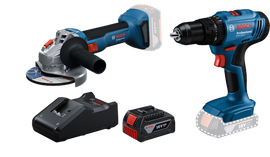 Bosch Cordless Drill GSB 183-Li and Grinder GWS 18V-8 Combo incl Battery 4.0A and Charger
